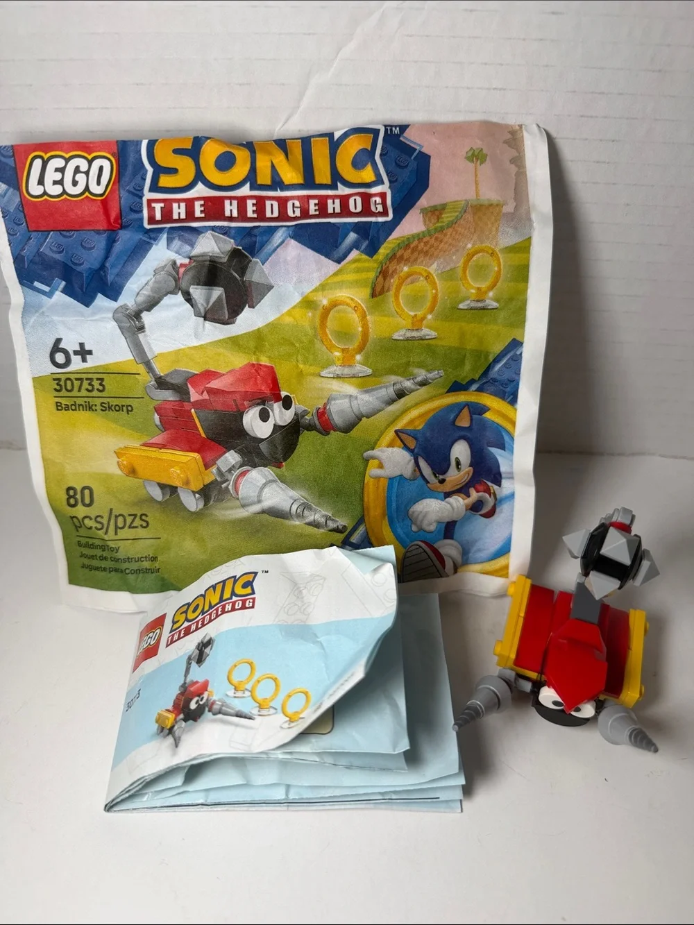 Lego Sonic Badnik Skorp Building Set Complete